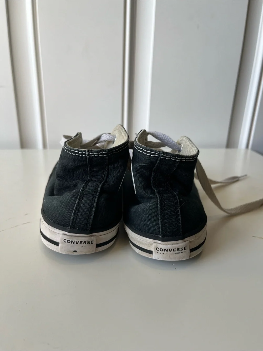 Converse Black and White Kids Chuck Taylor High Top Sneakers